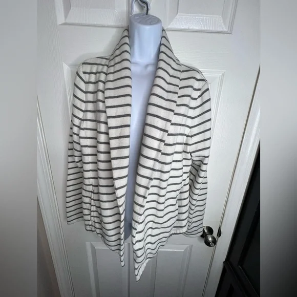 Lou Grey Sweaters Lou Grey Womens Large Gray Stripe